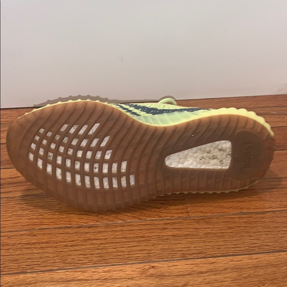 ADIDAS 350 YEEZY BOAST FROZEN YELLOW GREY SNEAKER - Picture 11 of 16